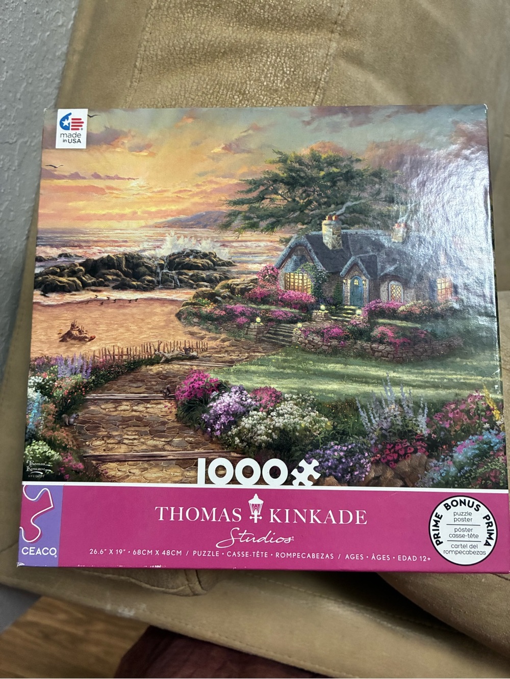 Ceaco - Thomas Kinkade - Seaside Cottage - 1000 Piece Jigsaw Puzzle